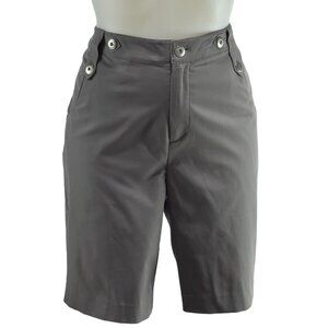 TEHAMA Women's Gray Golf Shorts Comfortable Polyester Blend Size 6